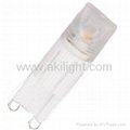 G9 LED lamp with fluorescent cover 2