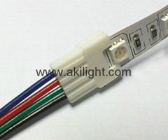 slim RGB led strip connector