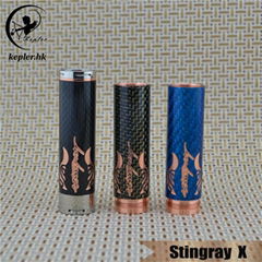 Kepler New mechanical mod Carbon Fiber Sleeve Stingray X mod high quality