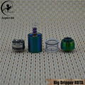 Kepler high quality Rainbow atomizer big dripper atomizer for mechanical mods 2