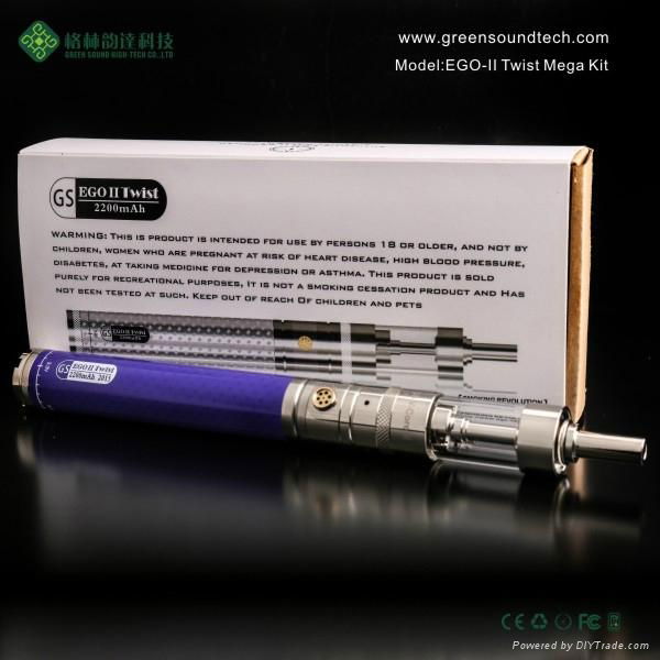 2015 greensound  gs ego ii twist mega kit with 2200mah batttery  5