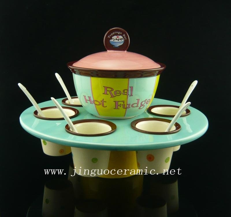 Ceramic dolomite ice cream bar
