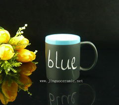 11oz ceramic stoneware coffee chalk mug