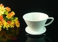 Ceramic stoneware coffee dripper
