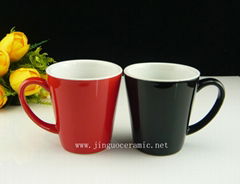 Ceramic stoneware glazed coffee mug