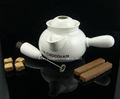 Ceramic stoneware hot chocolate pot