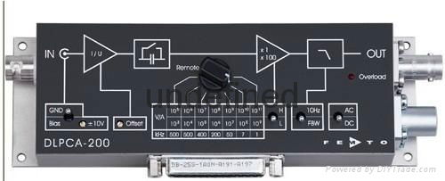 德国FEMTO进口低噪声电流放大器 4