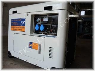 Small diesel generator sets 5 KW  OPEN TOP CANOPY 2