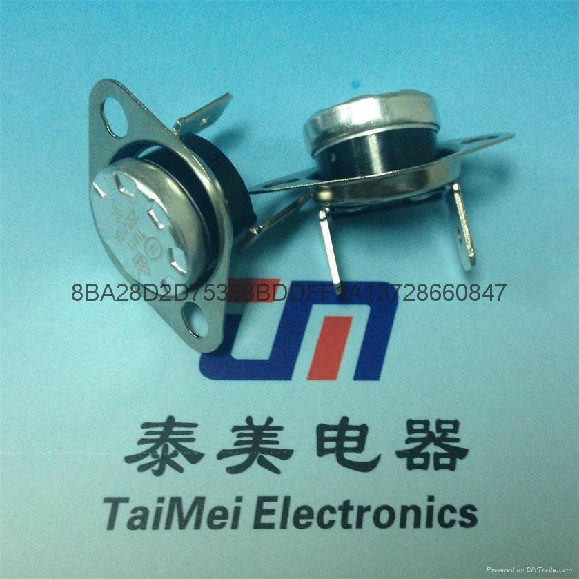 泰美TM22 纽扣式双金属片温度过热保护器 3