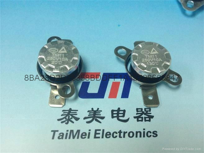 泰美TM22 纽扣式双金属片温度过热保护器 2