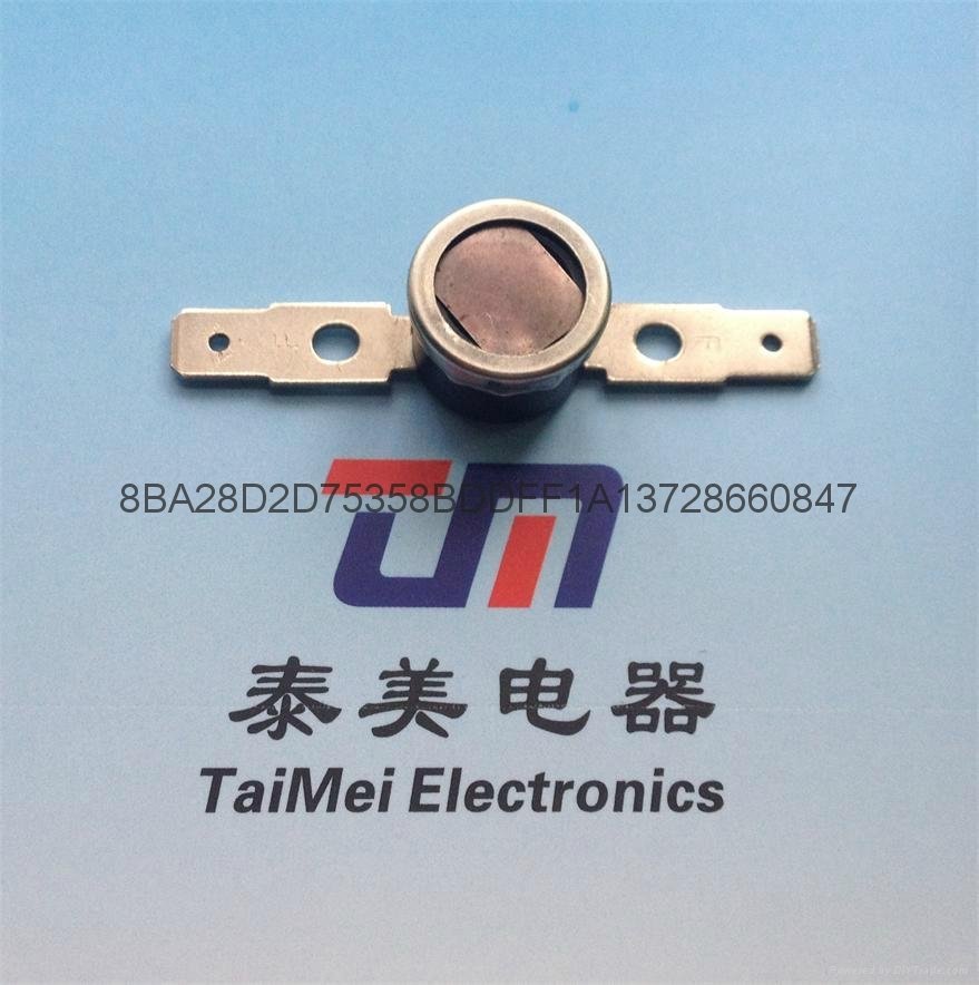 泰美TM22 纽扣式双金属片温度过热保护器 4