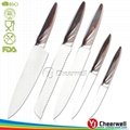 ABS handle stainless steel kitchen knife set 