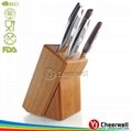 hot sale forged Kitchen knife set with Stainless steel blade 2