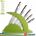 hot sale forged Kitchen knife set with Stainless steel blade 5