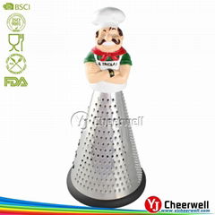 cute & fanciful little girl shape resin vegetable grater