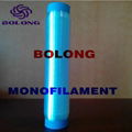 Semi-dull polyester monofilament mesh