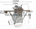 Croissant dough sheeter RMQ-520 pizza dough sheeter price 2