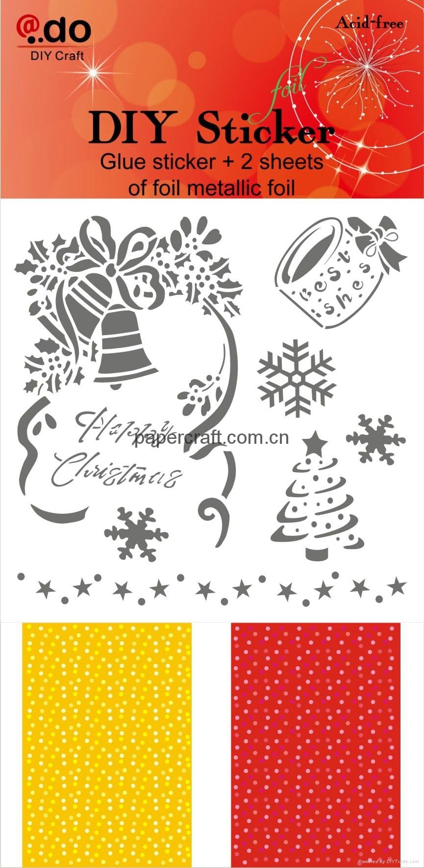 DIY Foil Sticker with Flowers (GSF301) 3