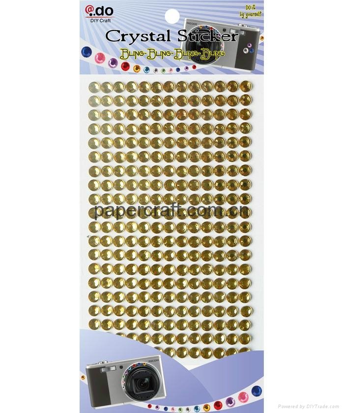 Golden Gemstones Self Adhesive Strip Car Sticker for Decoration (GSS13B-17) 4