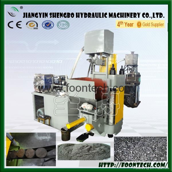 hydraulic metal scrap briquetting machine 4