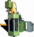 hydraulic metal scrap briquetting machine 4