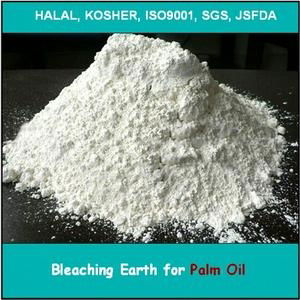 Activated bleaching earth for refining palm oil