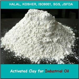 Activated bleaching earth for refining  industrial oil