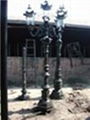 Antique cast iron lamp post 1