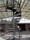 Indoor Wrought iron spiral staircase 