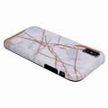 Airbag protection colision anti-fall gold stamping tpu marble case 3