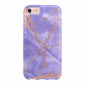 Airbag protection colision anti-fall gold stamping tpu marble case 5