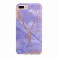 Airbag protection colision anti-fall gold stamping tpu marble case 6