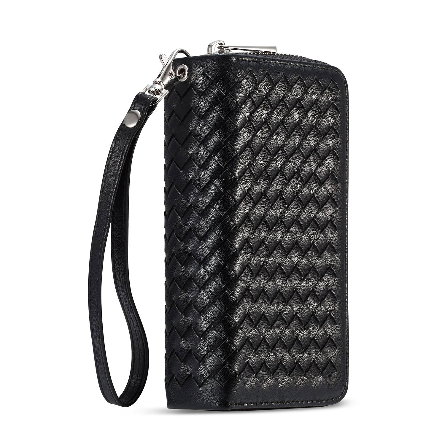 Woven Pattern Multiwallet for iPhone XS, XR Cover 5