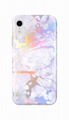 iPhone Xr phone cover holo chrome marble case 4
