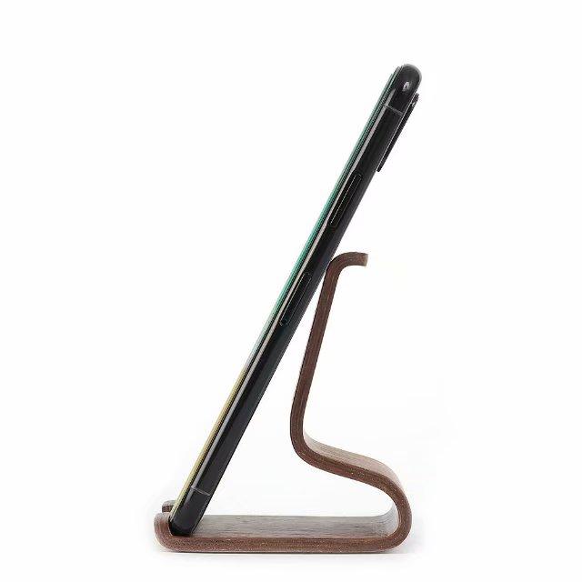 Wooden mobile phone holder, S two sides mobile scaffold 2