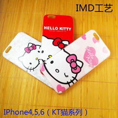 苹果6plus手机壳 iphone6手机保护套 来图定制 hellokitty猫定做