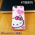 蘋果6plus手機殼 iphone6手機保護套 來圖定製 hellokitty貓定做 3