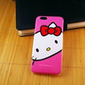 蘋果6plus手機殼 iphone6手機保護套 來圖定製 hellokitty貓定做 4