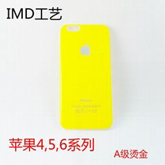 苹果6 plus手机壳 iphone6手机保护套 来图定制 烫金 IMD定做