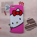 苹果5手机壳 hellokitty猫 IMD工艺 3