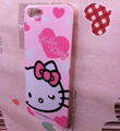 苹果5手机壳 hellokitty猫 IMD工艺 5