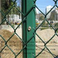 Vinyl coated chain link fence 1