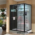 U-Bath digital control framless 2 person use steam shower 1