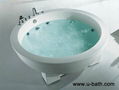 U-BATH CE, freestanding jacuzzCupc Approved Round Shaped Acrylic Massage Bathtub