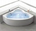 U-BATH corner massage bathtub for 1 person