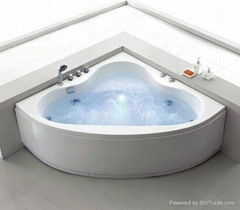 U-BATH corner massage bathtub for 1