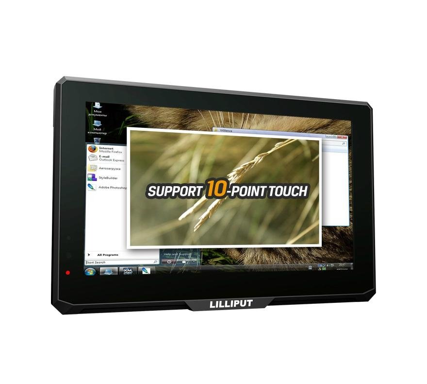 7" HDMI Monitor with capacitive touch function support 10-point touch