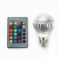 LED Factory-E27 RGB 5W COLOUR CHANGING DIMMABLE LED BULB LIGHT