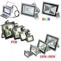 High power 10W 20w  30W  50w rgb multi color led flood light 1