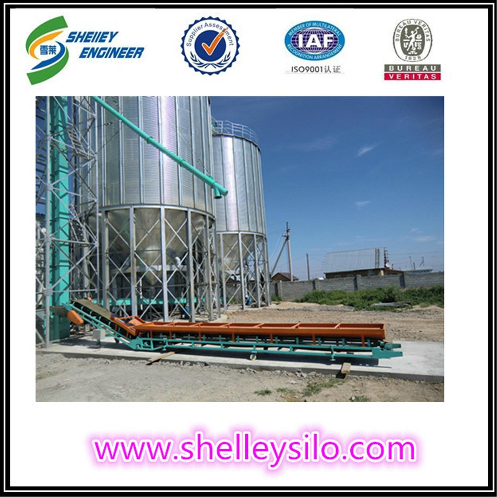 Used storage silos bin for corn grain 5